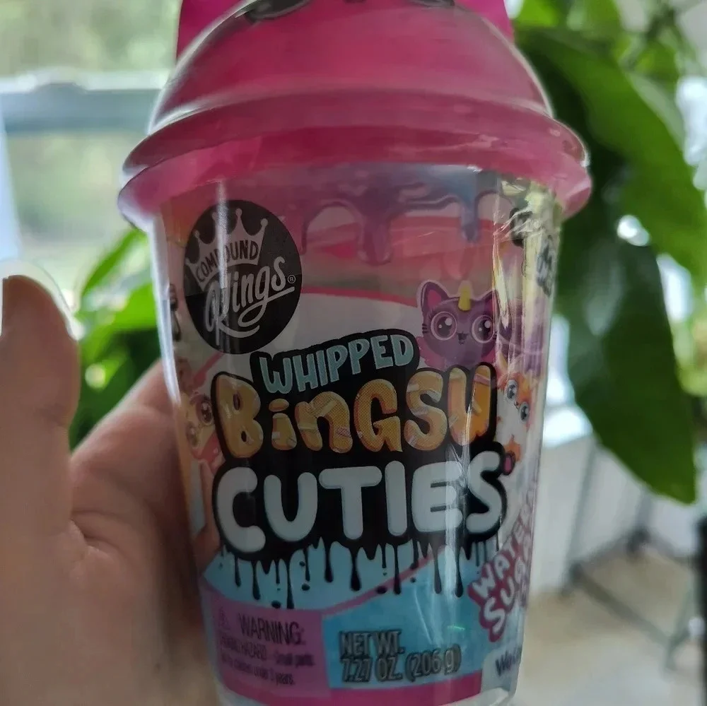 Bingsu cuties pink blind bag charm kids girls mystery box toy activities purse s